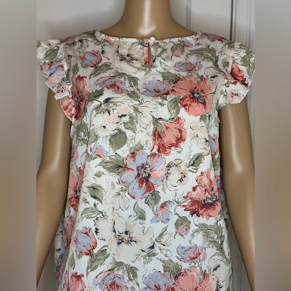 NWOT | SHEIN Floral Blouse - Size XL (12) - Picture 3 of 7